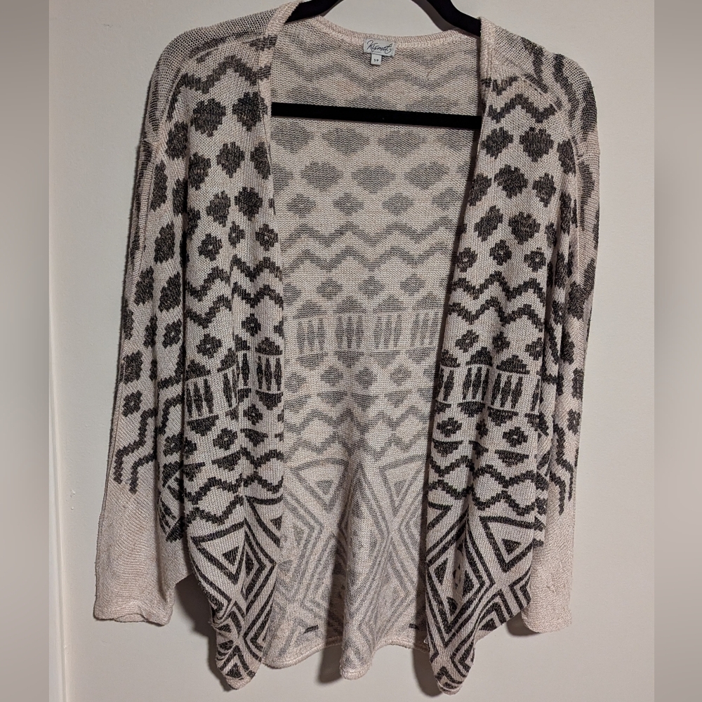 Knit Aztec Cardigan Small